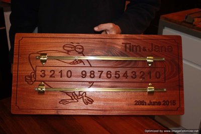 Whipped this up as a wedding gift one Sat morning :-)