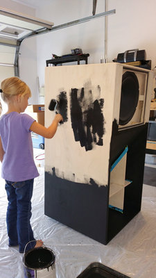 my little helper at work