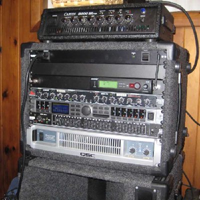 Homemade 8U rack