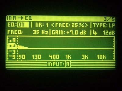 They are currently powered by 1 EP4000 with these DCX settings. Still tweaking. I believe there is more to be had by adding a second EP4000 which I have but haven't hooked up yet.  I borrowed my friend's OMNImic again but haven't had a chance to measure yet (new computer issues) and probably won't until I move the 2 to the other side of the room and the flooring is done. BUT, THEY ABSOLUTELY HAMMER!