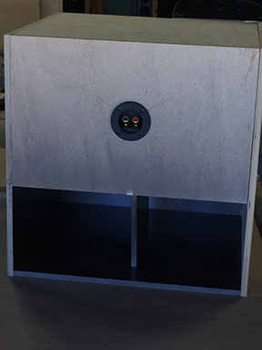 &quot;Backside&quot; view with post cup test installed.