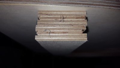 I put little kerfs in them so the glue would stay in place and expand after sliding in.