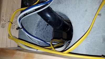 Hole for wiring and plumbing