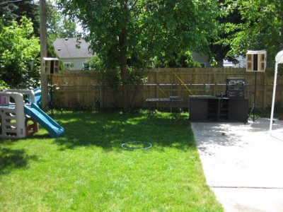 The BBQ setup