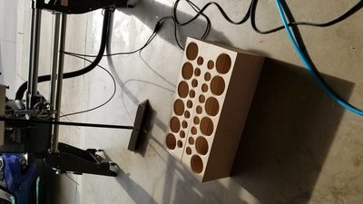 Sides together, baffles fit waiting for glue.