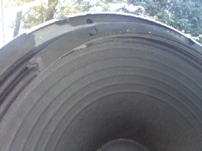 Damaged gasket from scapping against the access flange during install. A little PL and all is well.