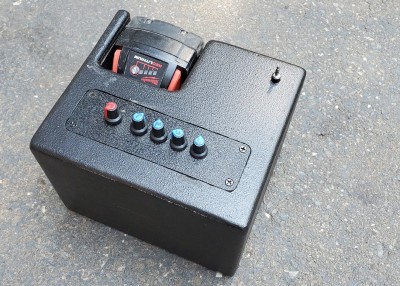 Front view of amp module