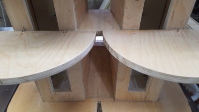 cabinet 1 throat after sanding/cleanup