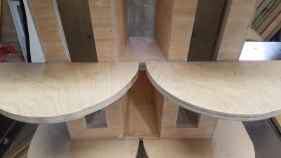 cabinet 2 throat after sanding/cleanup