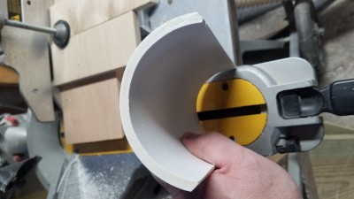end view of the bevel
