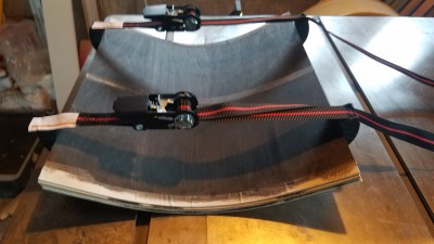 pre-curving the backs
