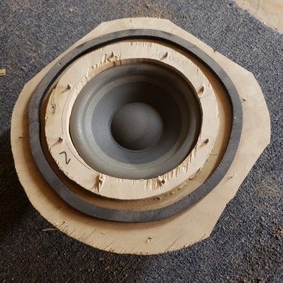 Front side. 10&quot; to 8&quot; adapter plate.