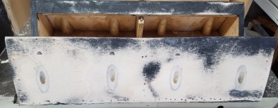 dowels sanded