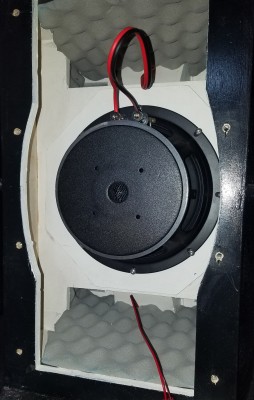 driver mount/test with fat foam