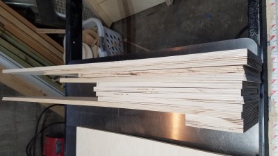 Pile o' cut panels.