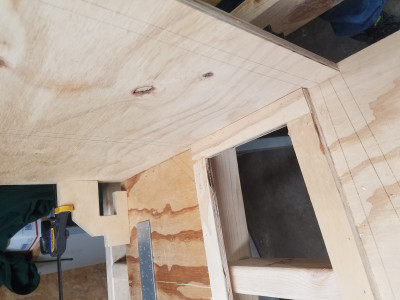 resulting cleat for first 4 panels