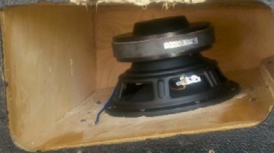 TB driver mounted in opening. The larger driver was a bit more difficult to mount both from a size aspect and the big magnet kept grabbing my tool from me.