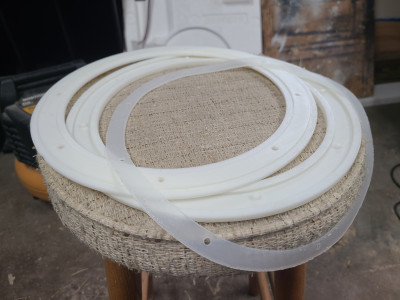 Gasket removed