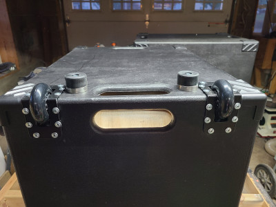 casters and rear feet