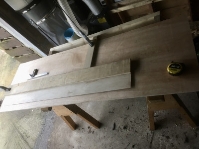 Before: 6x2 board prior to cutting