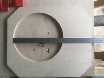 Baffle hole is only 1mm over intended size