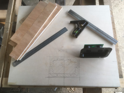 Preparing to route cabinet back