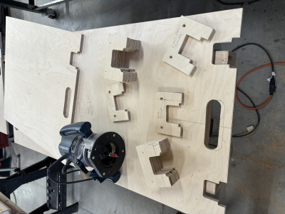 caster cutouts and templates