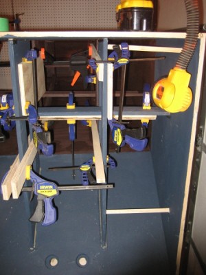 looking down mouth at mouth bracing clamp job.JPG