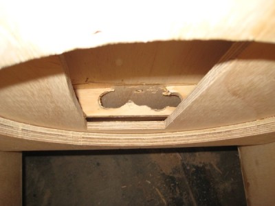 Lower brace drilled out a bit more.JPG