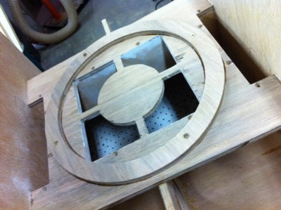 Mounting rings installed