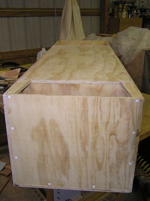 BOTTOM PANEL ON WITH WHITE HEADED SCREWS