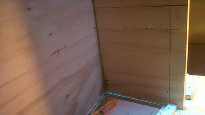 We made sure to Scribe all important measurements up the panels.
