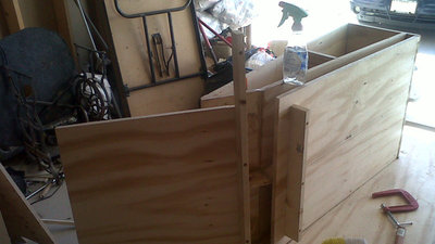 Here we sprayed the panel joints with some water to help cure the PL.