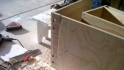 This is the extension cut to fit to complete panel 9. The hand hold needs to accommodate a large palm since many of the movers in our area have “heft” ….    in their hands.