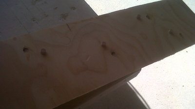 Plugging the holes on panel 11