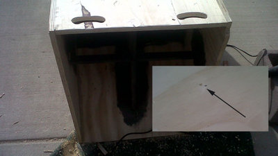 Done, Filed and sanded smooth. Bamboo skews make excellent hole fillers with just a touch of PL and then sanded down.