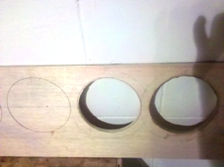 the middle hole is a little big, a little PL should solve that