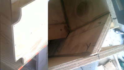 We making panel 11 accept 3 in’ wheel from home depot, so were taken care to anchor and reinforce.