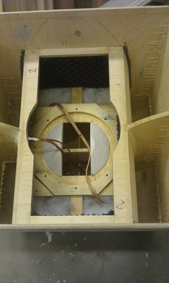 Dampening glued in place