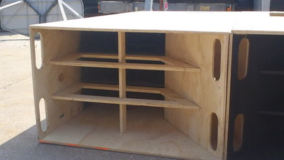 this is the one that is ready for paint. the other I painted with the side off, with my new spray grade paint. this one has 3 cans of aerosol in it, and that barely got me halfway up the mouth!