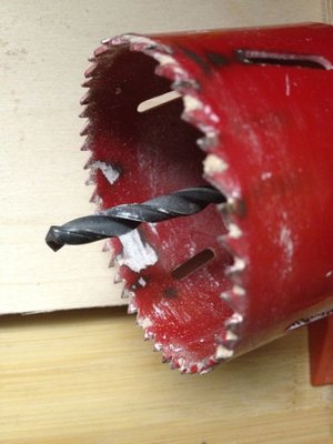 I used this to make a guidehole