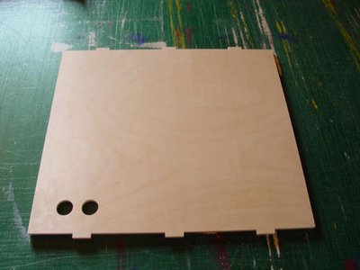 Side panel with Neutrik cutouts