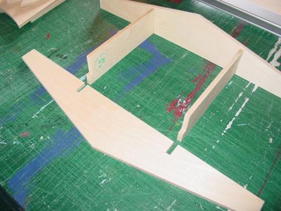 Back brace parts showing tabs and slots