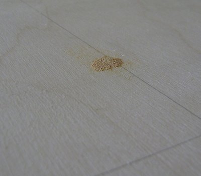 This stuff is really gritty. Used a plastic applicator to spread it around.