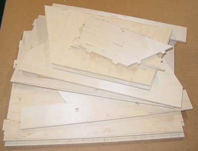 Waiting for angled edges to be cut