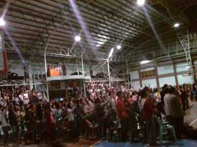 the other side of the gym