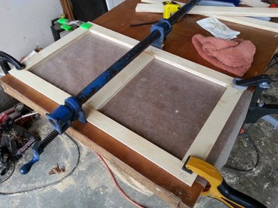 Grille Frame built. Probably the simplest thing in the project!