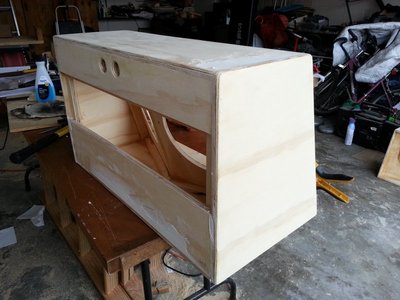Backside filler looks bad, but you'll never see it after the sanding.