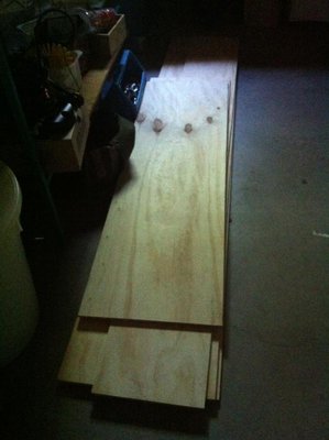 panels ripped to size