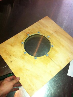 driver cut-out for the 8 inch dcs205-4